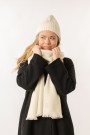 Kashmirskjerf Premium - Warm Cream thumbnail