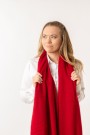 Kashmirskjerf Premium - Warm Red thumbnail