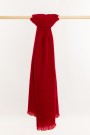 Kashmirskjerf Premium - Warm Red thumbnail