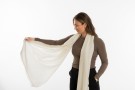 Kashmirskjerf Classic - Cream thumbnail