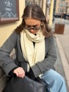 Kashmirskjerf Premium - Warm Cream thumbnail
