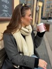 Kashmirskjerf Premium - Warm Cream thumbnail