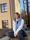 Kashmirskjerf Classic - Light Blue thumbnail