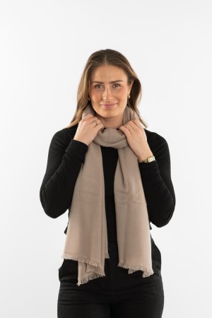 Kashmirskjerf Classic - Caramel Sand