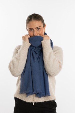 Kashmirskjerf Classic - Dark Blue