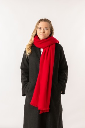 Kashmirskjerf Premium - Imperial Red