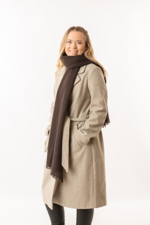 Kashmirskjerf Classic - Dark Brown